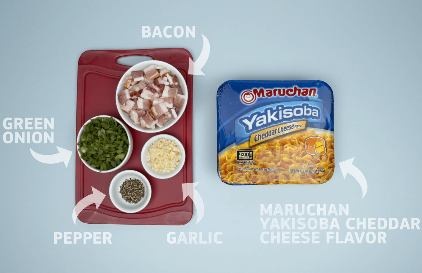 Maruchan Yakisoba Cheddar, 3.96 Ounces (Pack Of 4)