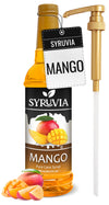 Syruvia Mango Syrup - Premium Flavoring Syrup for Tea, Italian Sodas, Beverages, Desserts, Ice Cream, Cocktails & Mocktails - Ko
