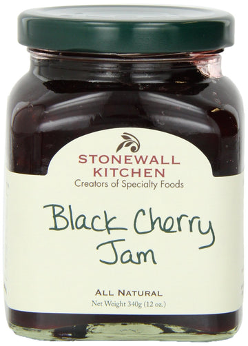 Stonewall Kitchen Jam, Black Cherry, 12 Ounce