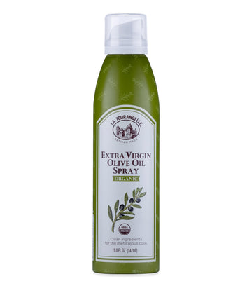 La Tourangelle Extra Virgin Olive Oil Spray, Cold-Pressed Extra Virgin, All-Natural, Artisanal, Great for Cooking, Sauteing, Gri