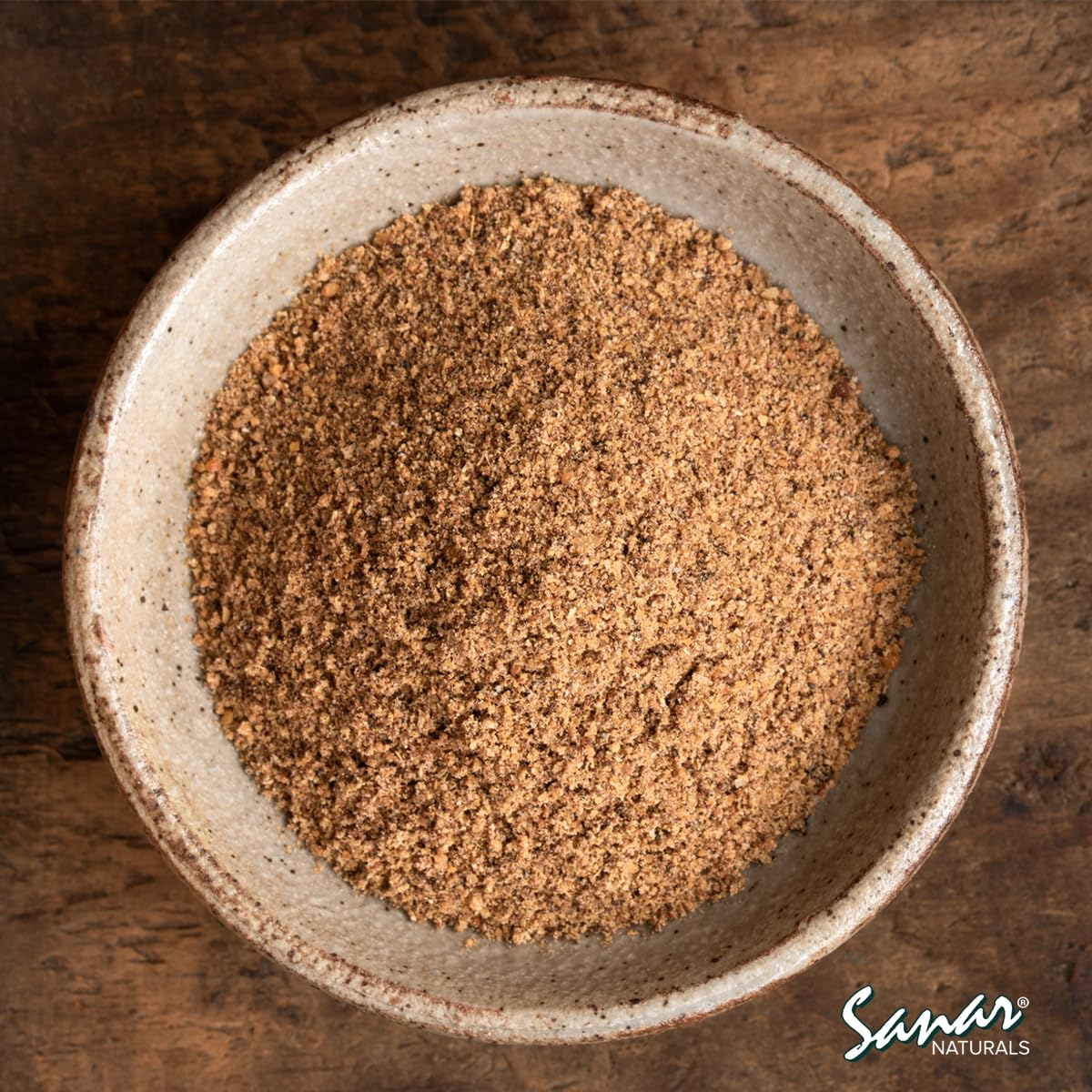 Sanar Naturals Ground Flaxseed - Plant-Based Vegan Protein, High Fiber, Gluten Free, Non-Gmo Whole-Milled Flax Seed, 8 Oz