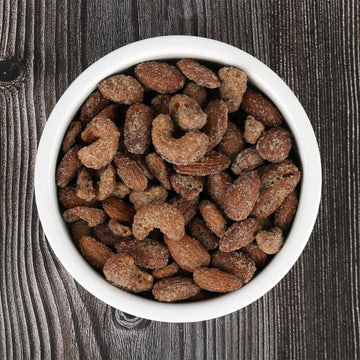 BobbySues Nuts Original Style, All Natural, Healthy Snack, Gluten Free, Low Sugar, and High Protein Nuts Mix of Almonds, Cashew