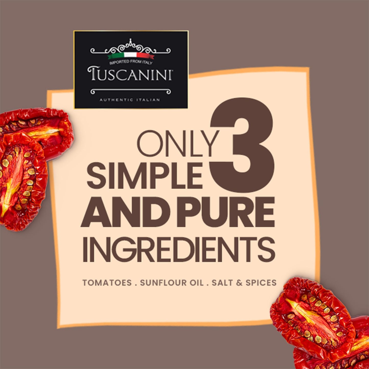 Tuscanini Sun Dried Tomatoes in Oil, Julienne Cut, 2 Pack, Kosher, Product of Italy