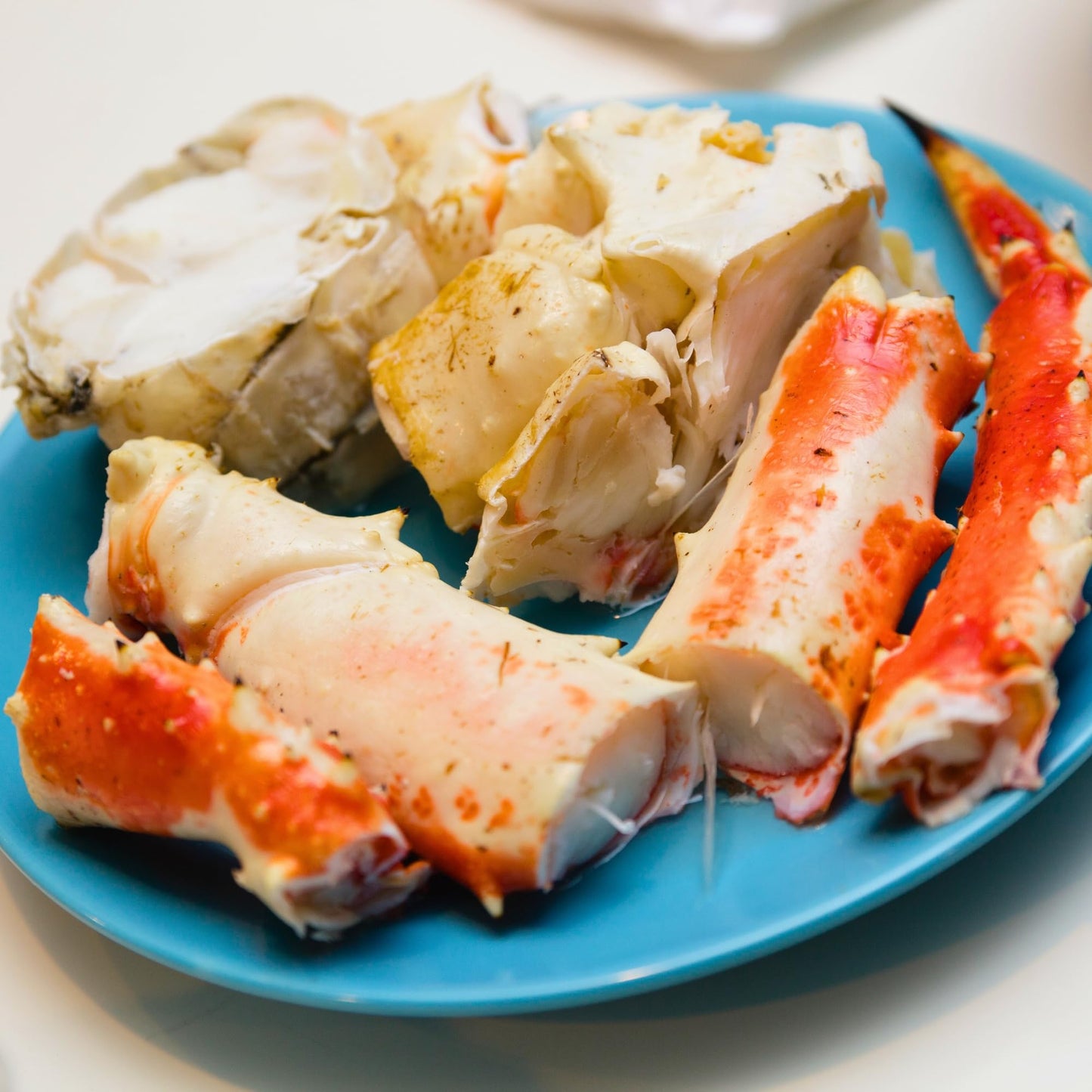Today Gourmet Foods Of Nc - Giant Alaskan Red King Crab Broken Pieces (Knuckles, Claws, Legs) - 6 Pounds (3-2Lb Packages)