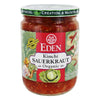 Eden Organic Sauerkraut, 18 oz Glass Jar, Kimchi, Fine Cut