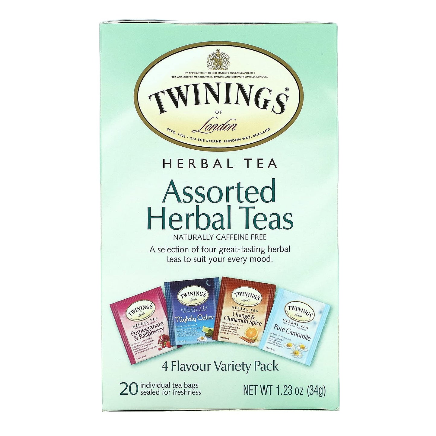 Twinings Assorted Herbal Tea, 20 Ct