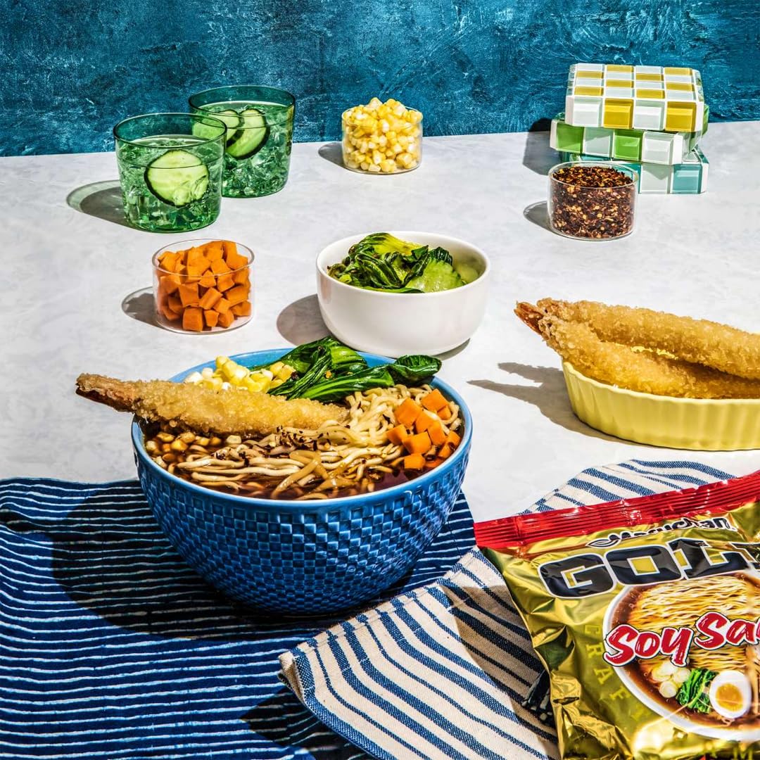 Maruchan Gold Soy Sauce Craft Ramen Noodles, 3.79 Oz, Pack Of 5