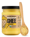 Golden Monkey Grass Fed Ghee Clarified Butter For Energy, Gut, And Immune Health Support - Organic Ghee Butter For Spread, Cooki