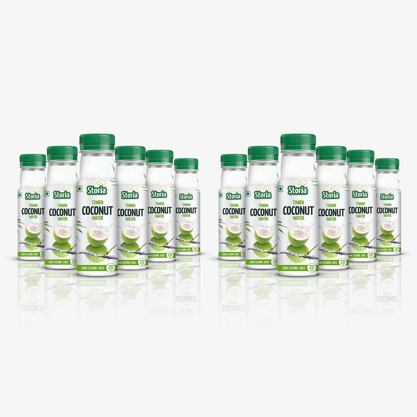 Storia Tender Coconut Water- No Added Sugar - Pack Of (6 X 200 Ml) Pet Bottle | Everyday Hydration Pack (Pack Of 2)