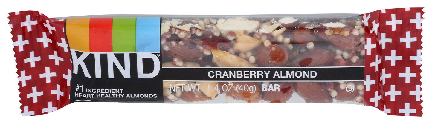 Kind Plus Bar, Cranberry Almond Plus Antioxidants, 12 Count