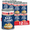 Bumble Bee Whole Baby Canned Clams, 10 Oz Can (Pack Of 12) - Ready To Eat - 13G Protein Per Serving - Gluten Free