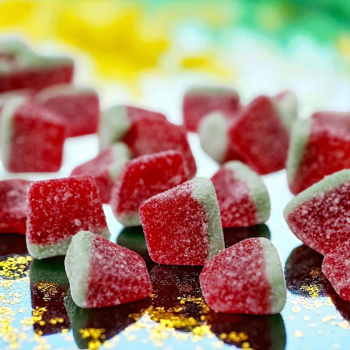 Smarty Stop Sour Watermelon Wedge Slices Bite Gummy Candy (2 Pound (Pack of 1))