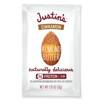 Justins cinnamon Almond Butter Squeeze Pack 1.15 OZ