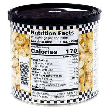 The Carolina Nut Company Peanuts, Smokey Mozzarella, 12 Ounce