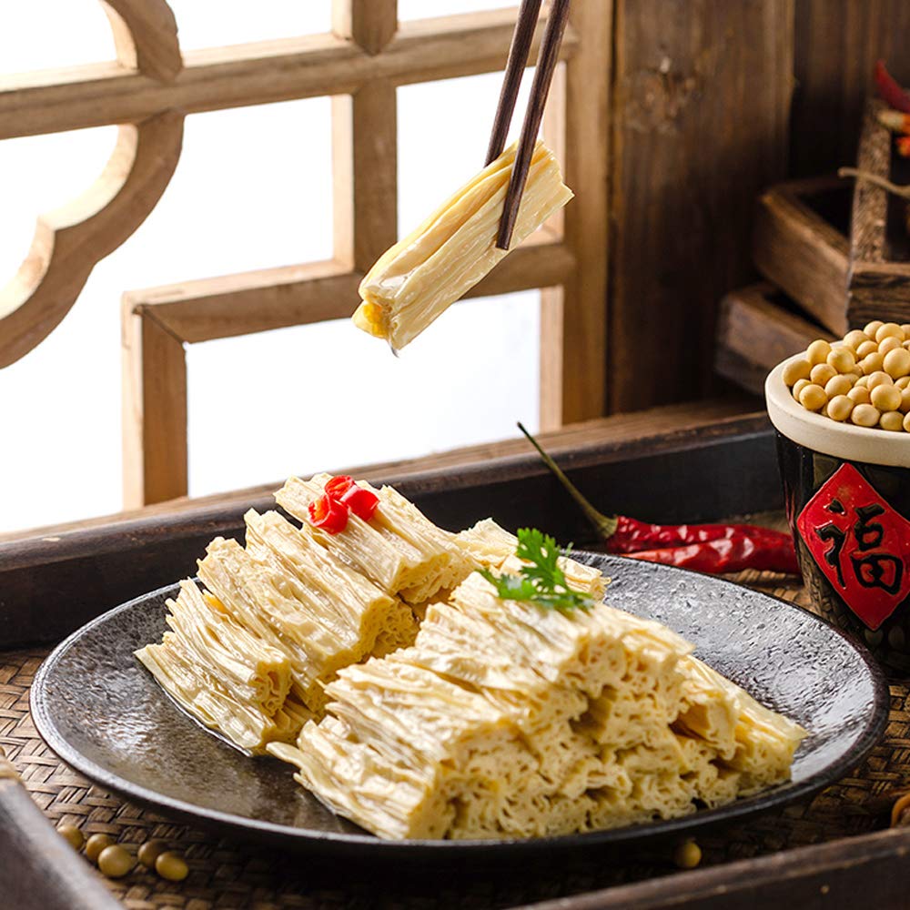 Dried Bean Curd Stick, Handmade Soy Tofu Dried Sticks, No Glue, Can Be Cooked In All Ways, For Stir Fry, Hot Pot, Cold Salad, 17