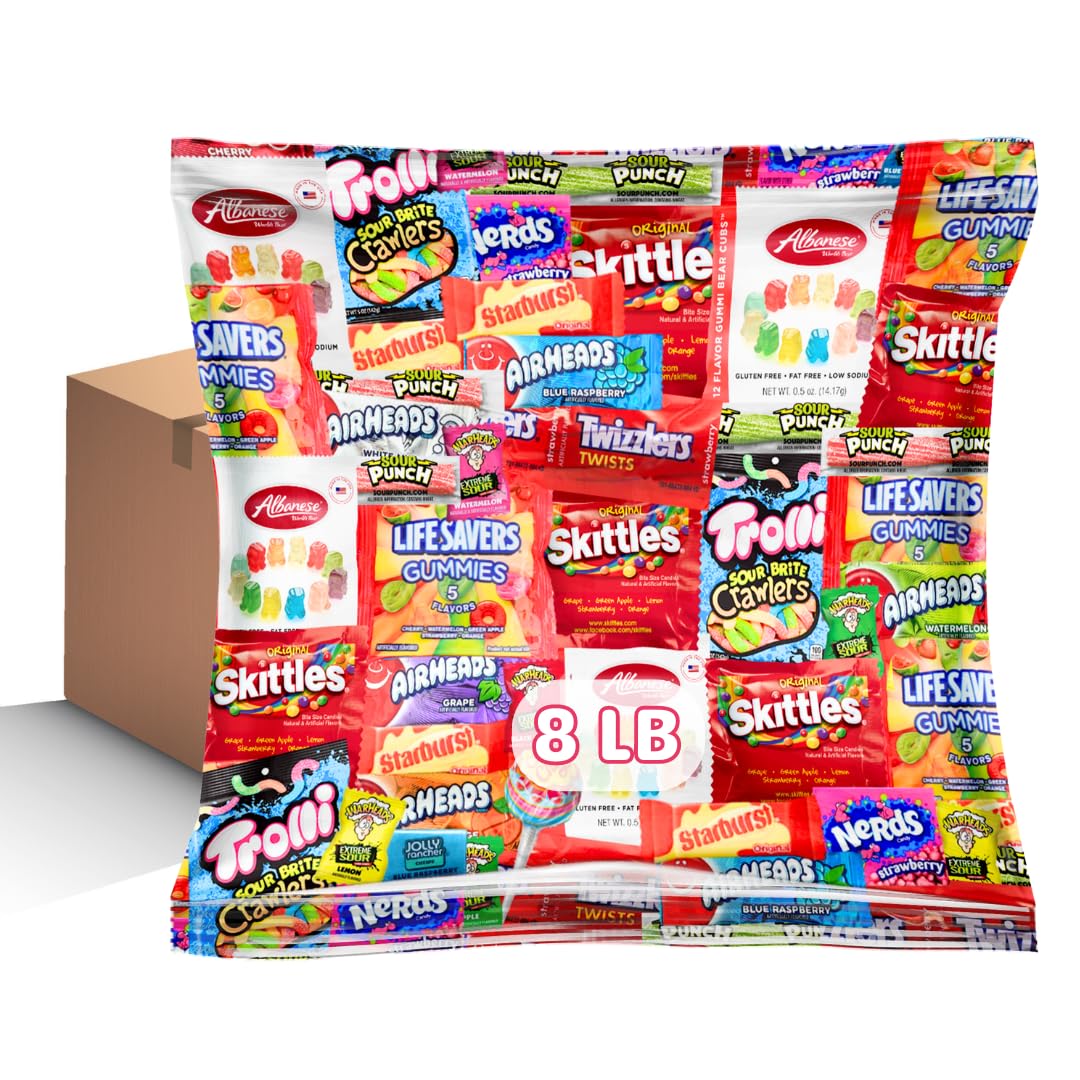 Assorted Candy Variety Pack - Individually Wrapped Party Candy Assortment - Candy For Every Occasion! (128 Ounces)