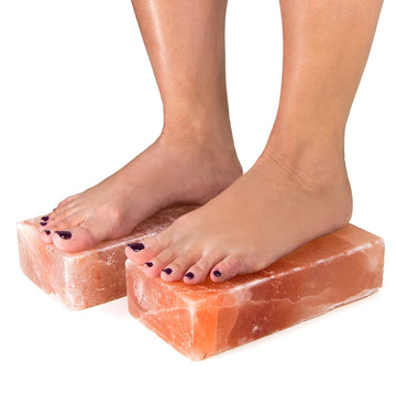 Set Of 6-4''X8''X2'' Himalayan Salt Bricks Exclusively By The Black Tai Salt Co.