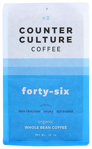 Counter Culture Coffee Dark Roast Whole Bean Organic Number 46 12Ozcoffee, 12 Oz