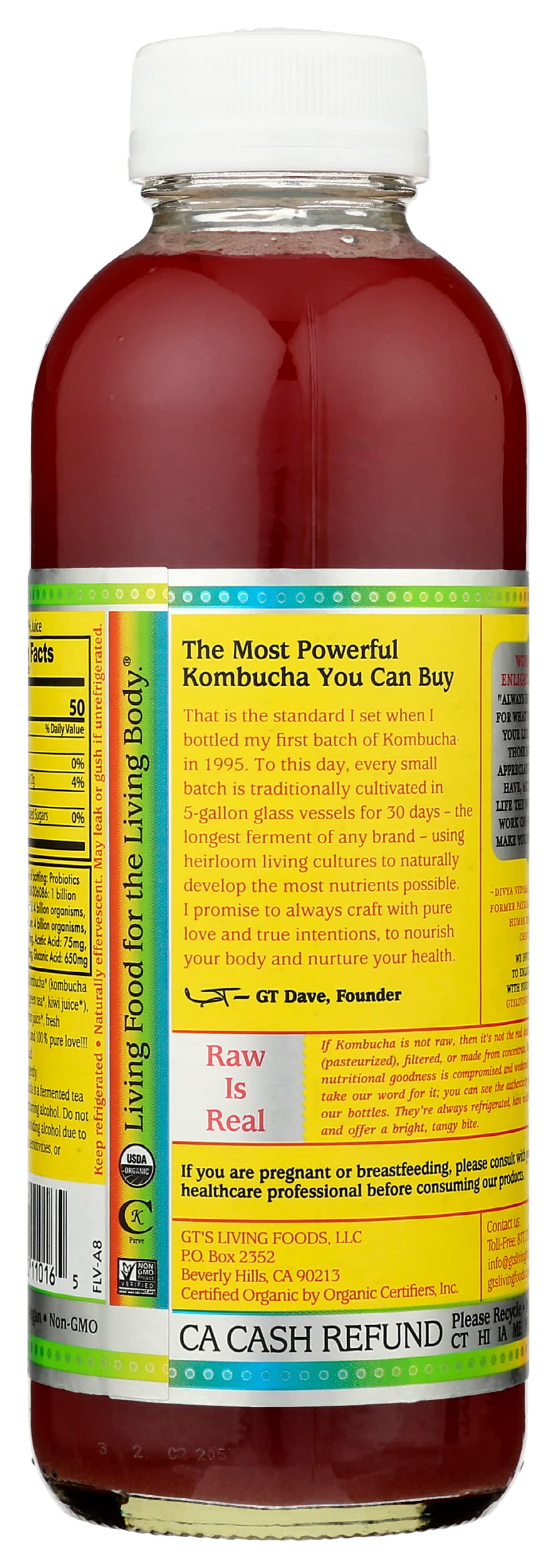 Gt'S Kombucha, Trilogy 16 Fl Oz
