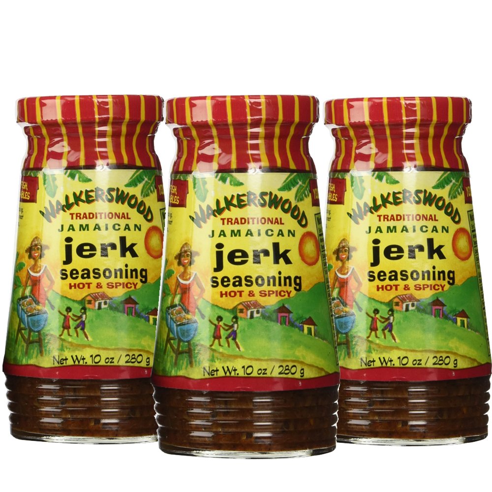 Walkerswood Hot & Spicy Traditional Jamaican Jerk Seasoning - (3 Pack)