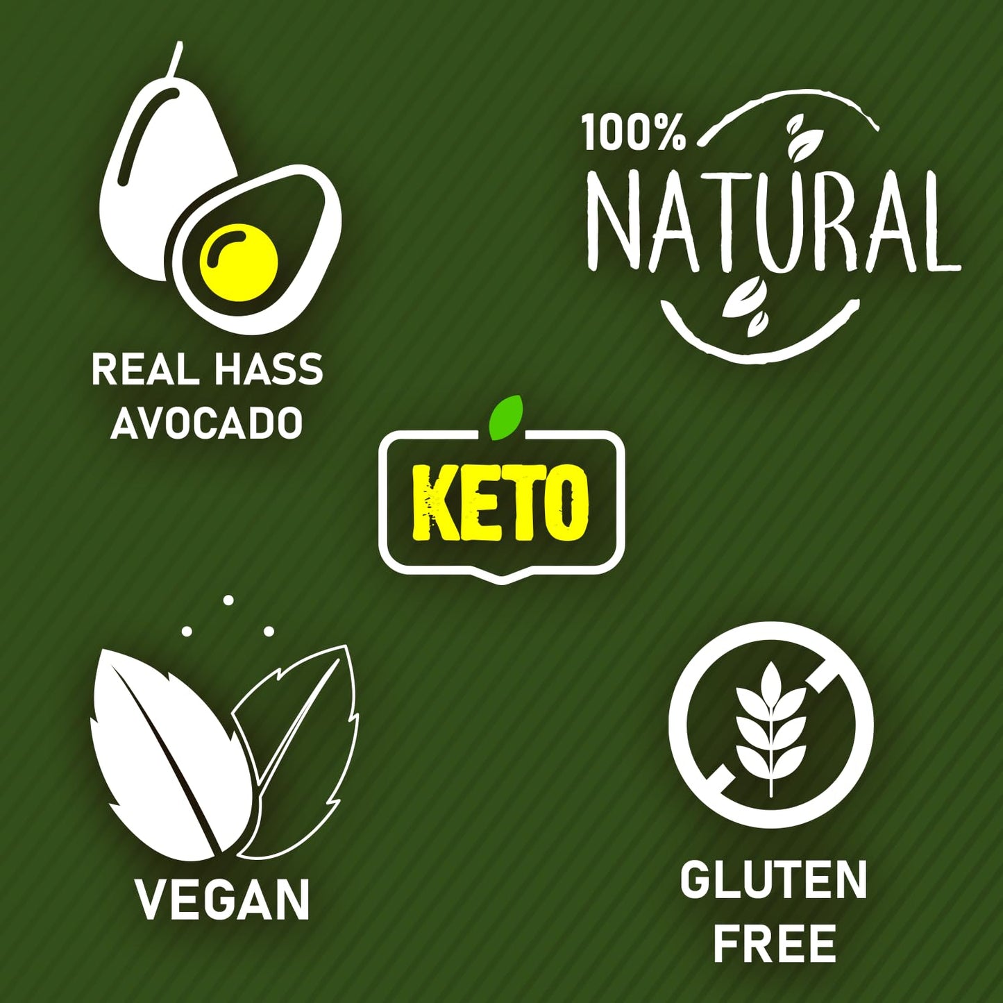 WAKS & SNACKS Freeze Dried Guacamole Variety Pack | 100% Fresh Hass Avocados | Vegan & Gluten-Free | 5-Pack (2 oz each)