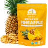 Mavuno Harvest Organic Dried Pineapple Snacks | Gluten Free | 1 Pound Resealable Bag