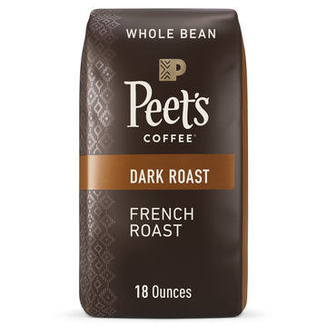 Peet'S Coffee, Dark Roast Whole Bean Coffee - French Roast 18 Ounce Bag