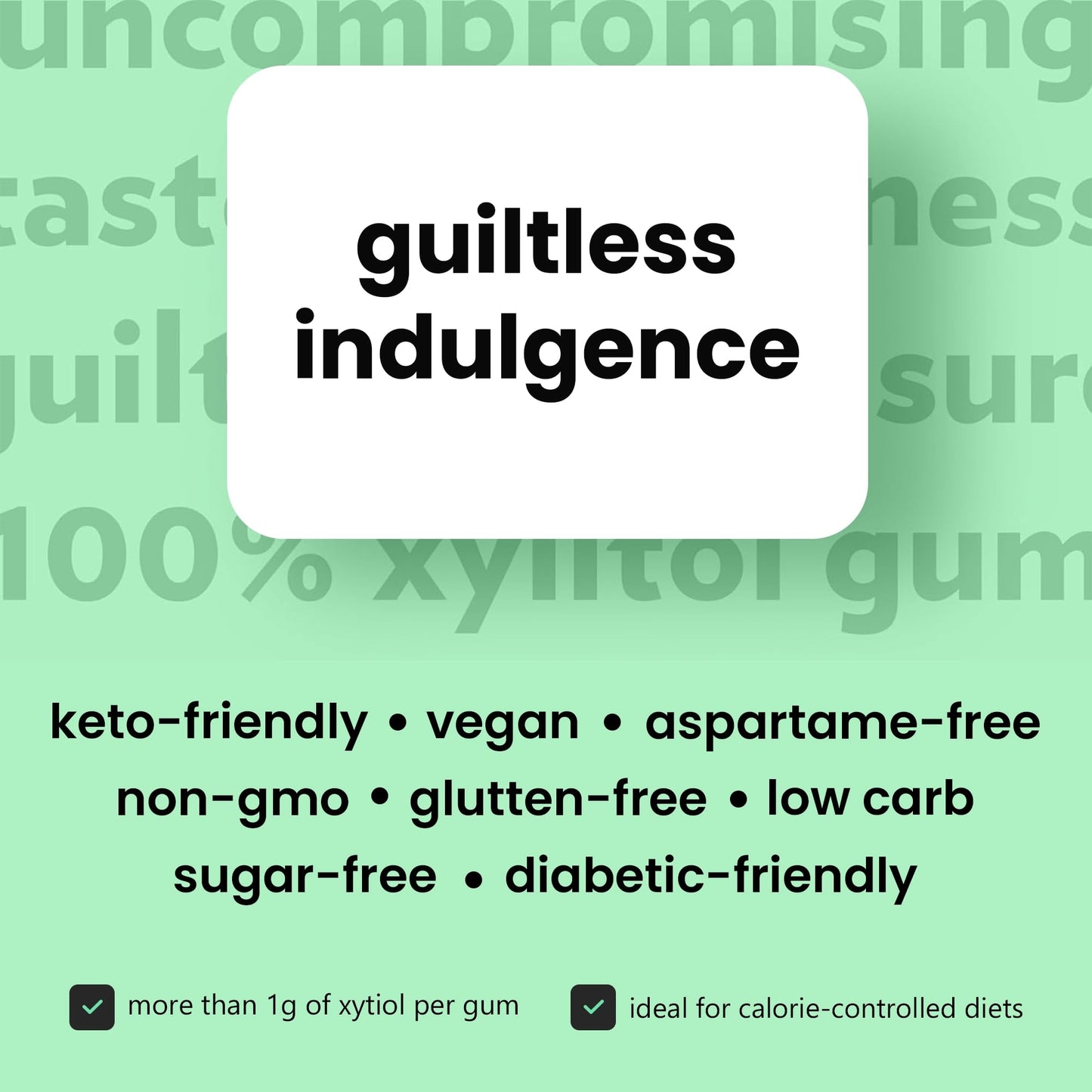 Dialed Xylitol Gum (250 Pieces) | 100% Xylitol | Healthy Dental Gum to Protect Teeth | Aspartame Free | Sugar Free Gluten-Free Vegan | Natural Spearmint Flavor
