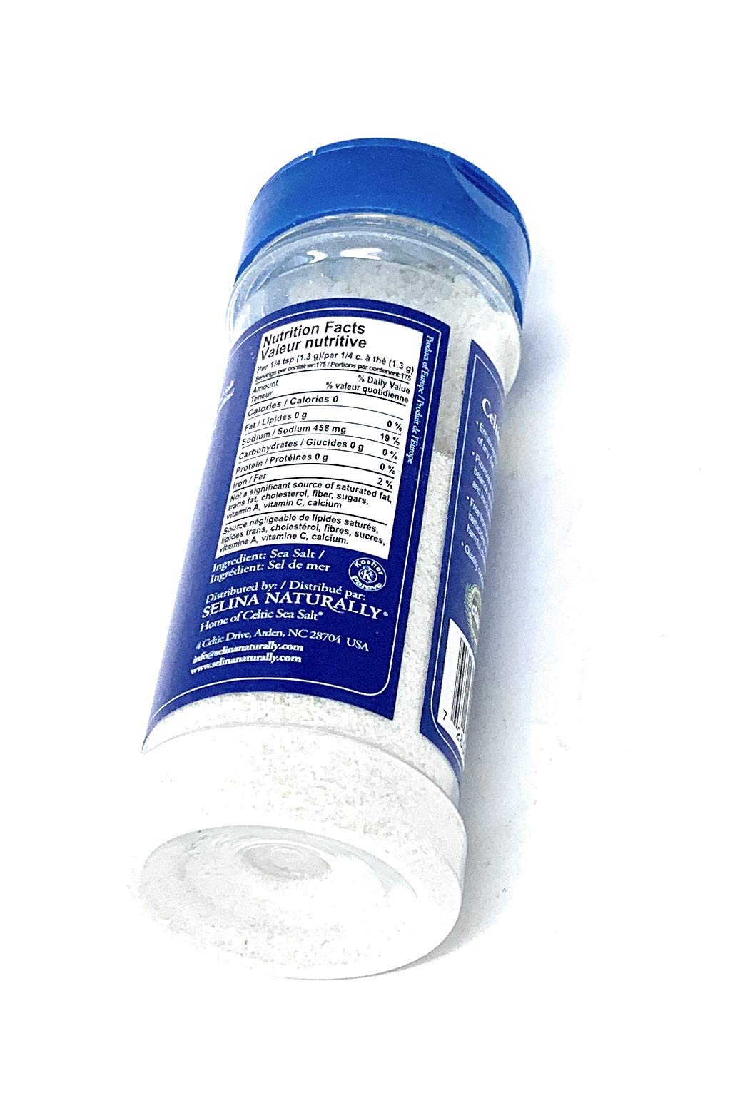 Celtic Sea Salt Fine Ground - 8 oz Shaker - Bulk 6 Pack