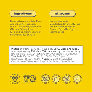 Love and Chew Banana Bread Superfood Cookie, 2 OZ