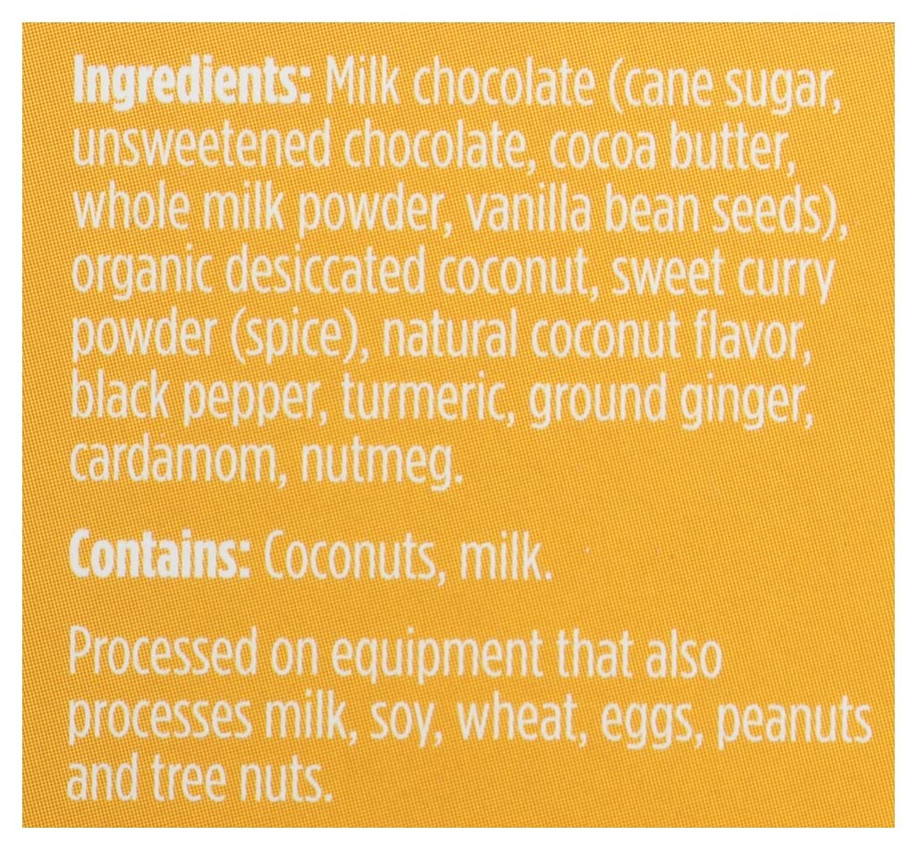 Vosges Haut-Chocolat Turmeric Ginger Chocolate Bar, 3oz - Gourmet Dark Chocolate with Exotic Flavors