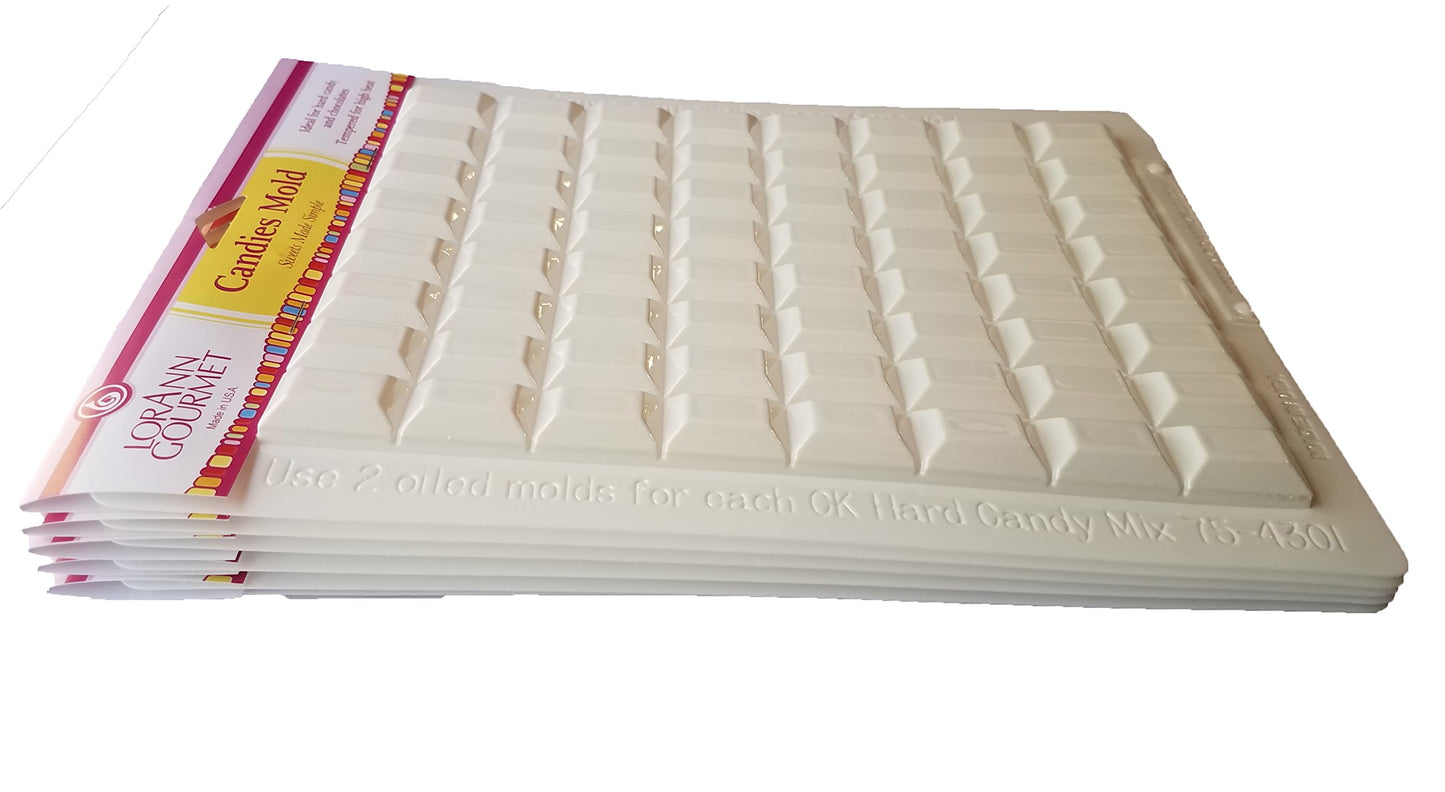 LorAnn Rectangle Breakup Sheet Mold (6-Pack)