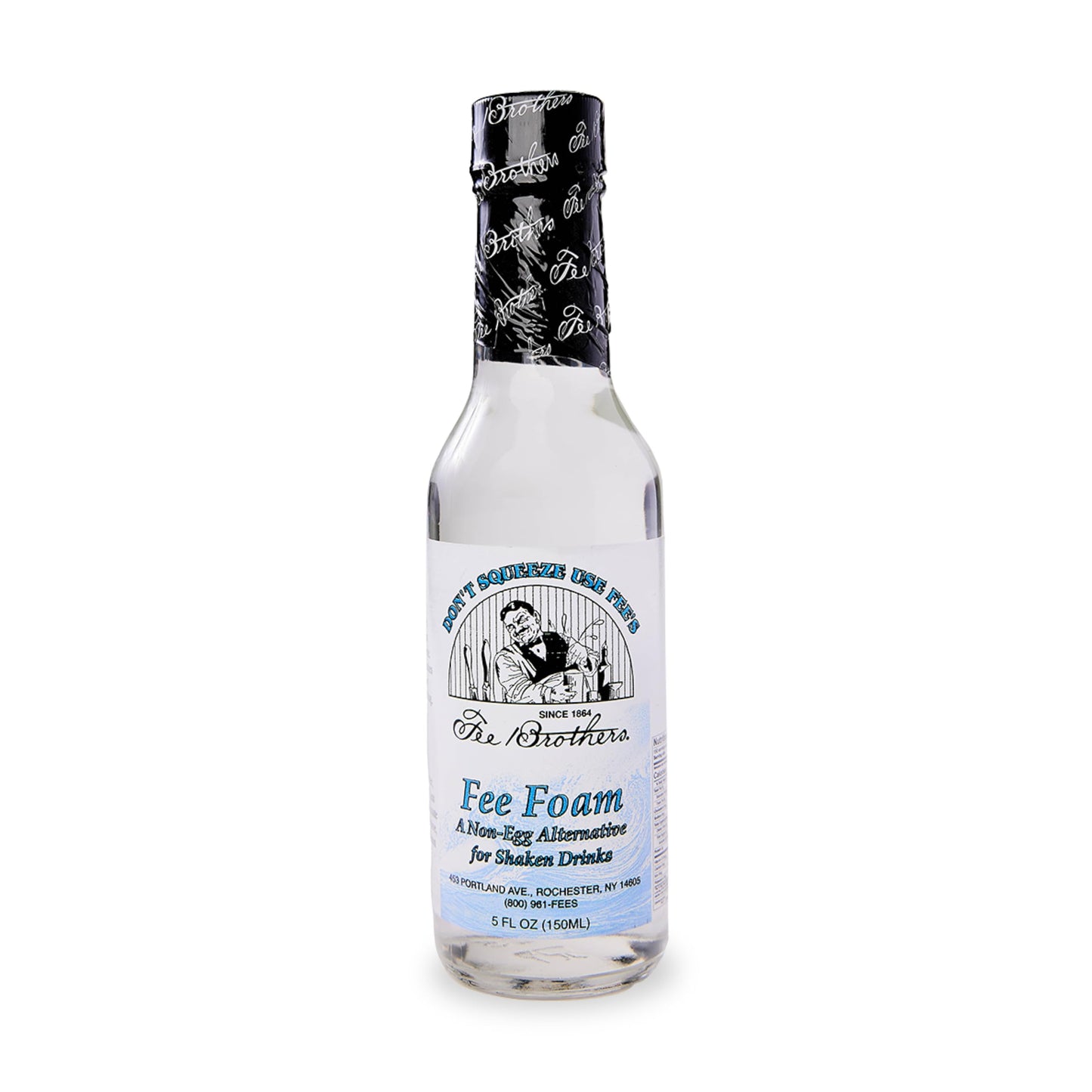 Fee Brothers Cocktail Foamer and Mixer, Vegan-Friendly, Gluten Free, 5 fl oz, Model 830118