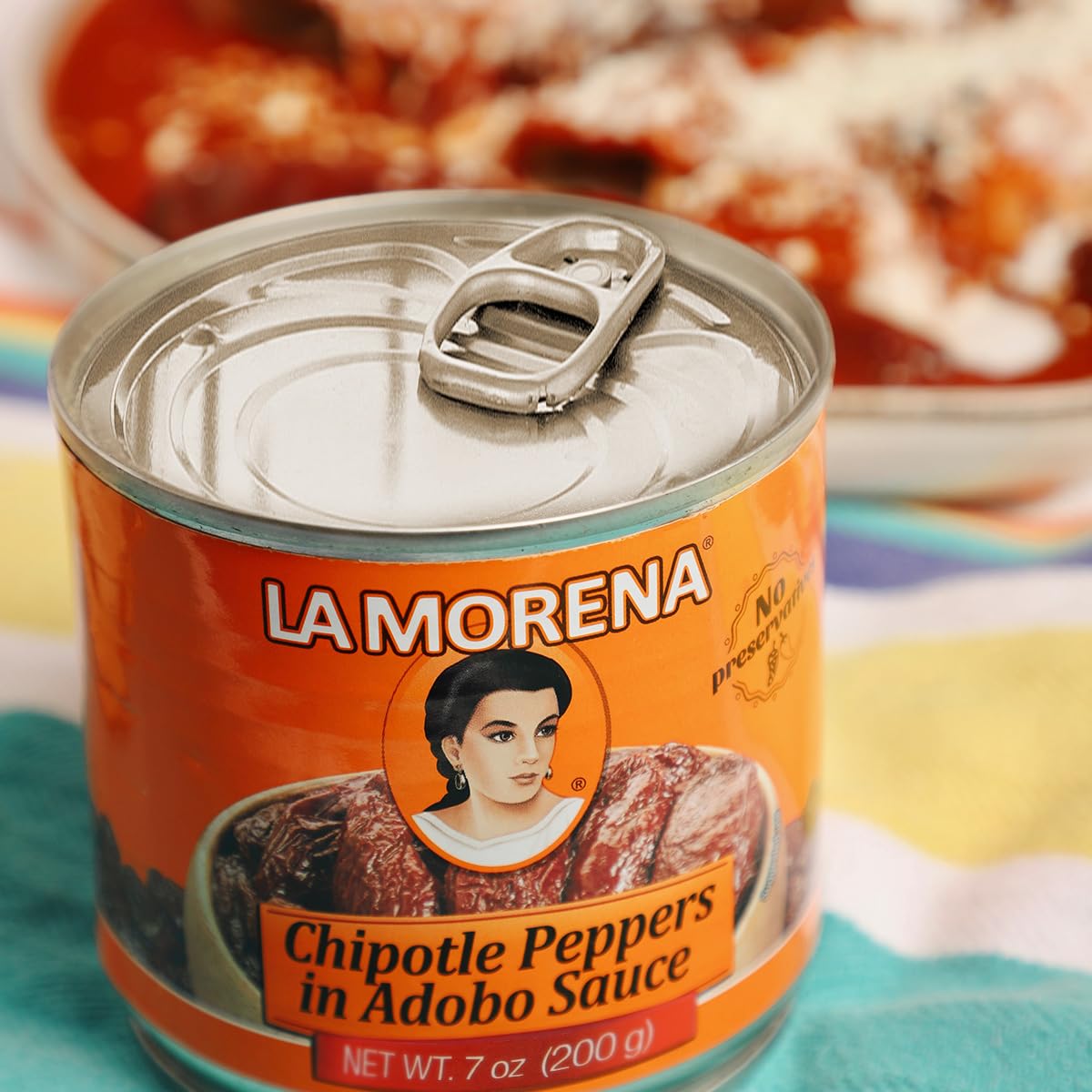 La Morena Chipotle Peppers In Adobo Sauce 7 Oz (Packaging May Vary)