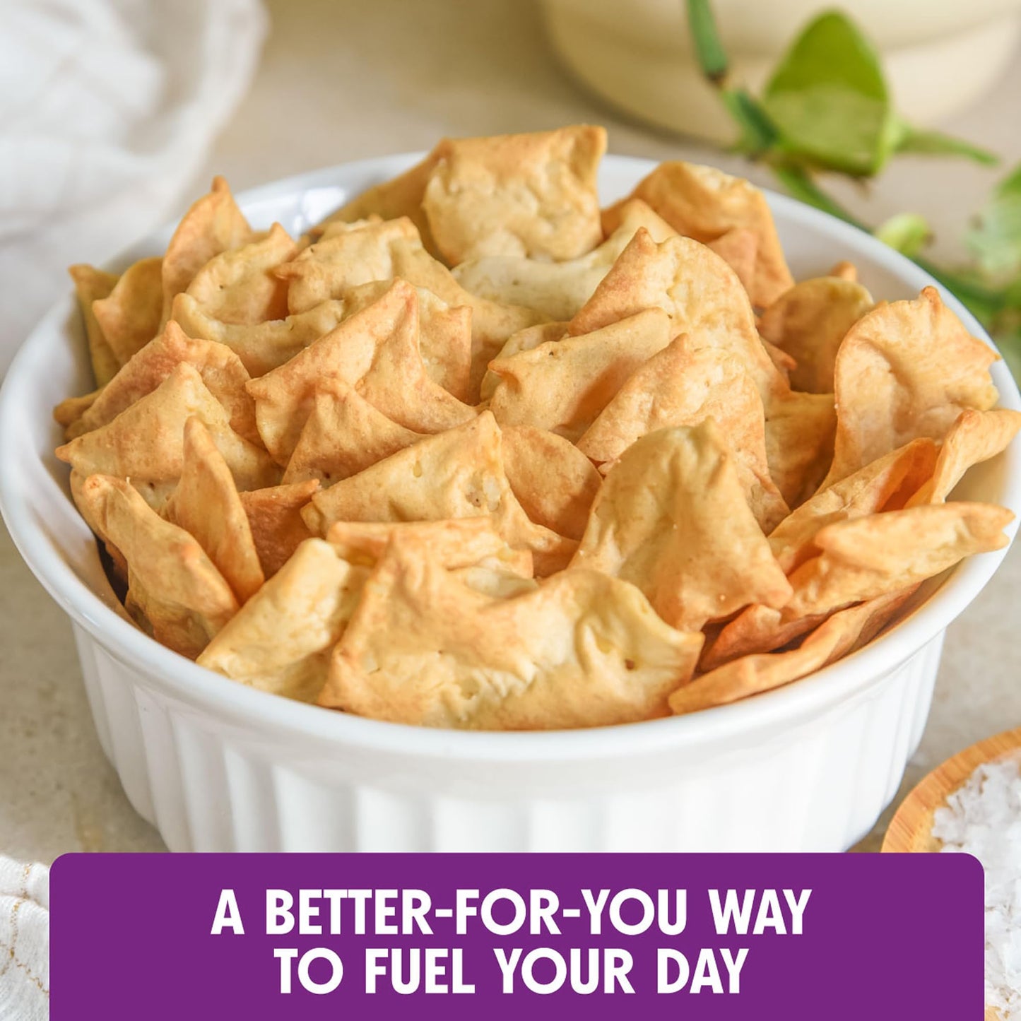 Miltons Protein Crackers, Zesty Ranch - 10g of Plant-Based Protein Per Serving, Gluten Free, Non-GMO Project Verified, Vegetari