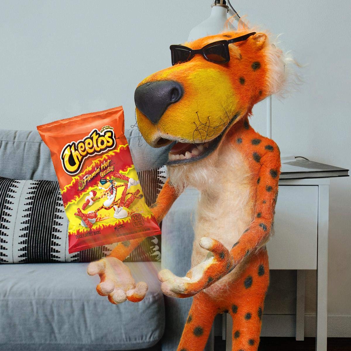 Frito Lay Fiery Mix Variety Pack, Hot & Spicy Snacks Single Serve Bags, (Pack Of 40), Flamin' Hot Cheetos, Doritos, Chester'S Hot Fries