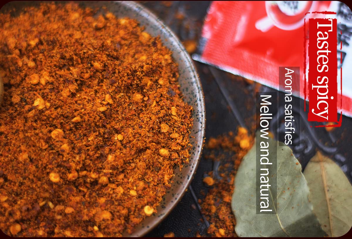 Chinese chili dipping powder 5.51 lb / 2500g, szechuan HotPot/BBQ red chilli powder Spicy seasoning