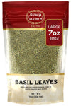 Dried Basil Leaves 7Oz (200G) - Natural, Non-Gmo, Vegan, Ayurveda Herb - By Spicy World