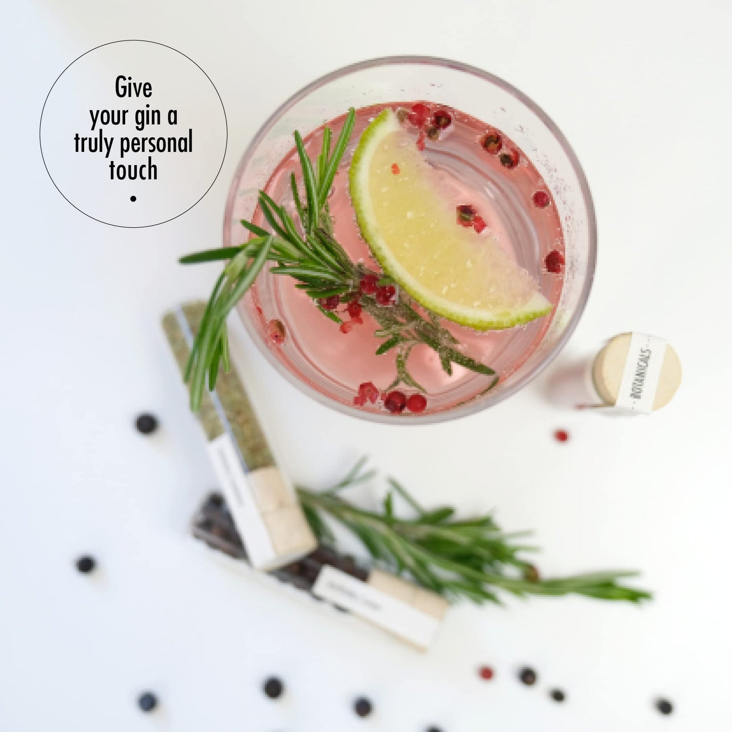DO YOUR GIN Gin Spices Gift Set | 12 Natural Spices for DIY Infusions | Silver | 12 Piece Set