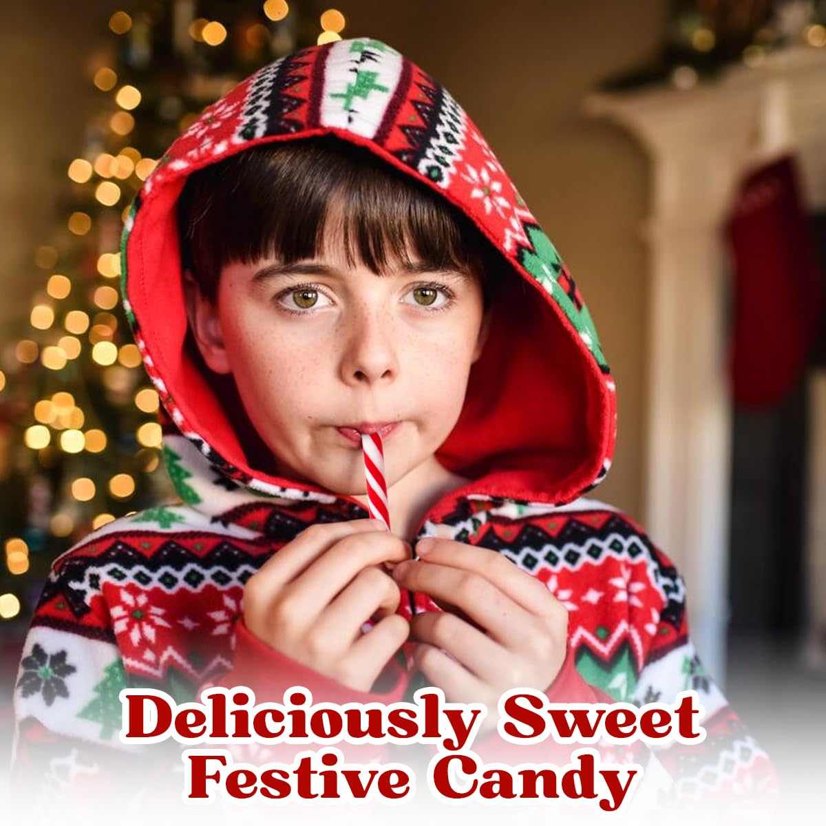 Peppermint Candy Sticks, Christmas Candy Individually Wrapped, Delicious Candy Cane Sticks, Perfect Peppermint Candy For Christm