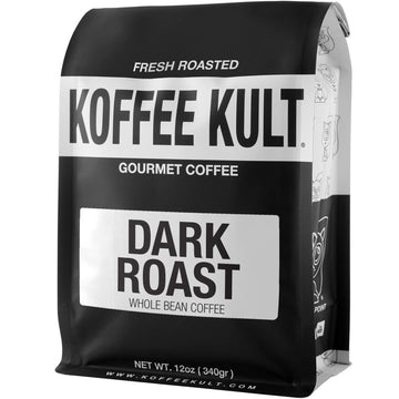 Koffee Kult Dark Roast Coffee Beans - Rich & Bold With Chocolate & Cinnamon Notes, Smooth Finish 100% Arabica, Ethically Sourced