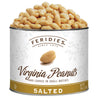 Feridies Gourmet Virginia Salted Peanuts, Extra Large Peanuts, All Natural, Non Gmo, Kosher, 36Oz Can