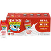 Horizon Organic Shelf Stable Whole Milk Boxes, 8 fl oz, 18 Count - 8g Protein per Serving, USDA Organic UHT from Pasture-Raised