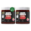 Sauce Up White Truffle Chili Crisp Sauce – 2 Pack (6Oz Each) | Enhanced Truffle Chili Oil | Crispy, Spicy & Umami Truffle Flavor | Vegan, Keto, Gluten-Free, Non-Gmo | Artisanal Gourmet Hot Truffle Chili Crisp | Handcrafted In Ny