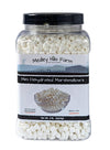 Vanilla mini dehydrated marshmallows in Reusable Container by Medley hills farm - mini marshmallows for hot chocolate - Perfect