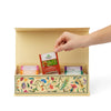 Organic India Tea Sampler Box Variety Pack - Tulsi Herbal Tea Gift Set, Hot Tea Assortment, Holy Basil, Ashwagandha, Turmeric Gi