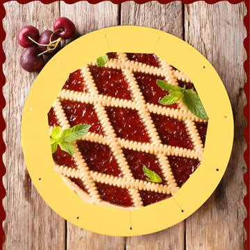 HOHUIGO Silicone Pie Crust Shield, Heavy Duty Pie Crust Protector for edge Cover for Pie 8-10.5 Inch Kitchen Gadget for Baking P
