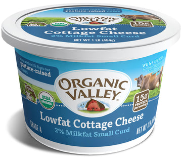 Organic Valley, Organic Low Fat Cottage Cheese, 16 Ounce