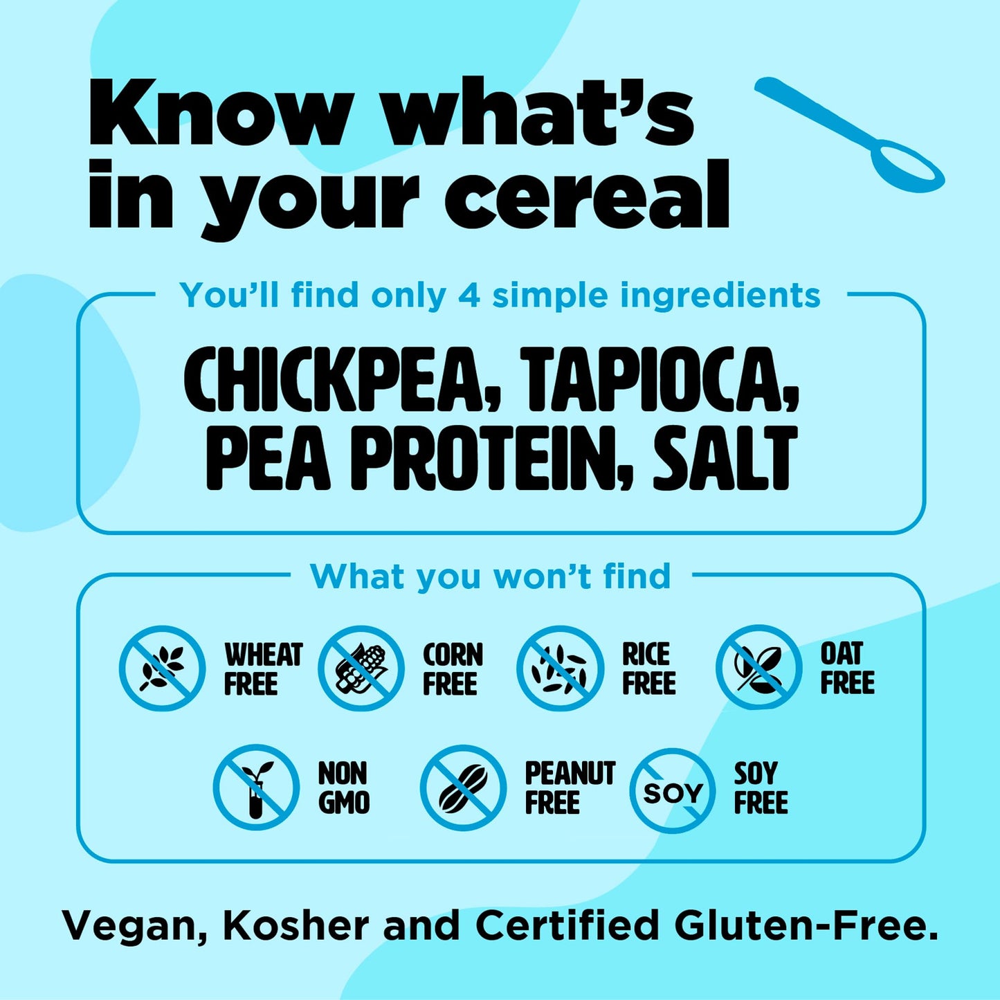 Plant-Based And Vegan Breakfast Cereal By Three Wishes - Unsweetened, 4 Pack - More Protein And Less Sugar Snack - Gluten-Free,