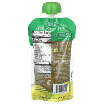 Happy Baby Pears Kale And Spinach Organic Baby Food, 4 Oz Pouch